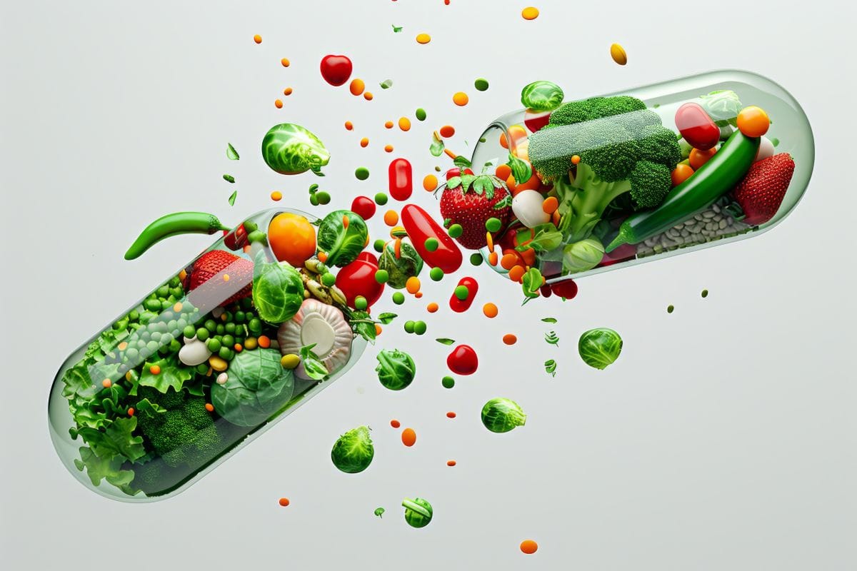 Świeże warzywa i naturalne witaminy wspierające zdrowe i mocne włosy